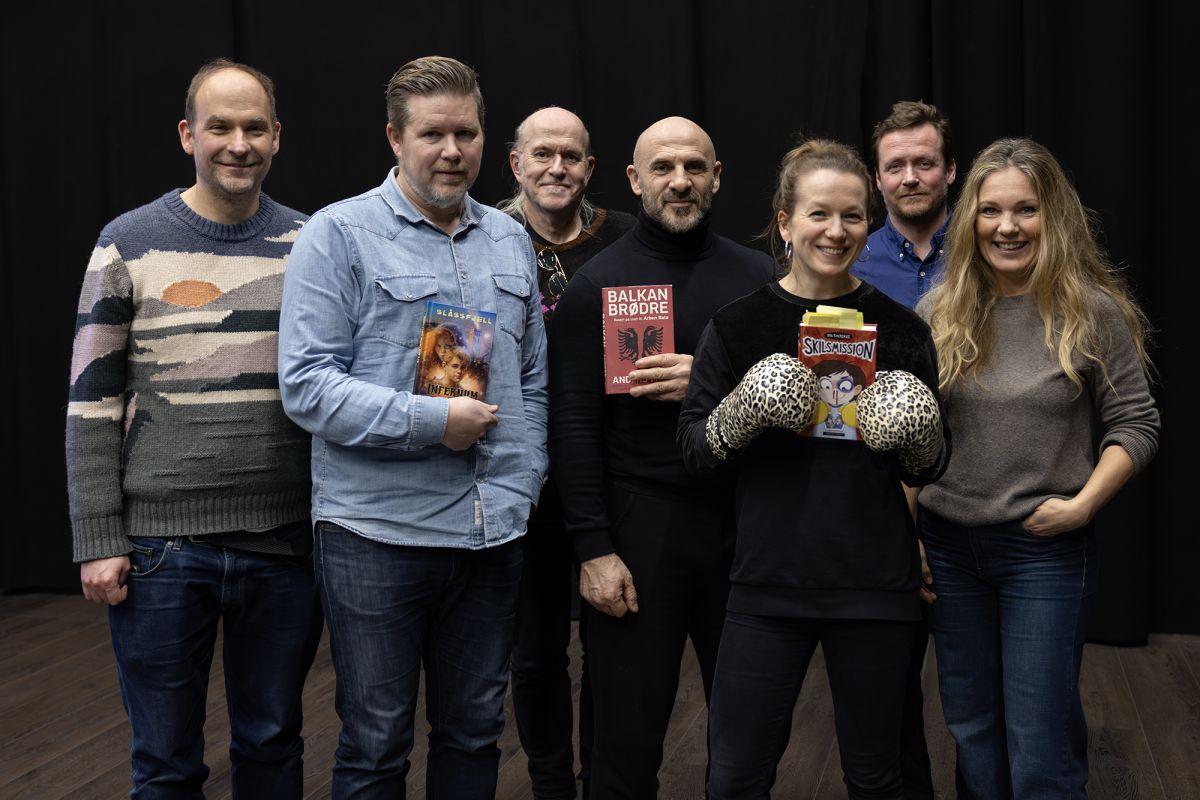 Gruppebilde med 3 formidlere og 4 produsenter fra DKS