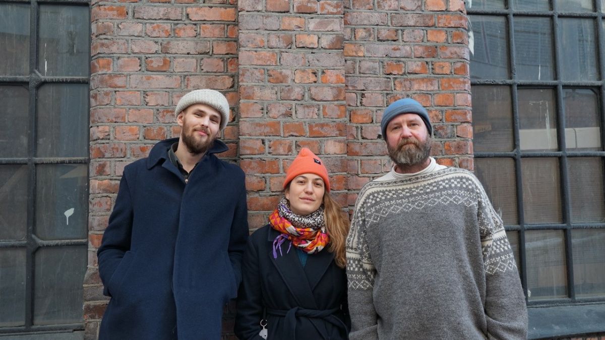 De tre musikerne i Demokratikonserten, Andreas, Marianna og Knut