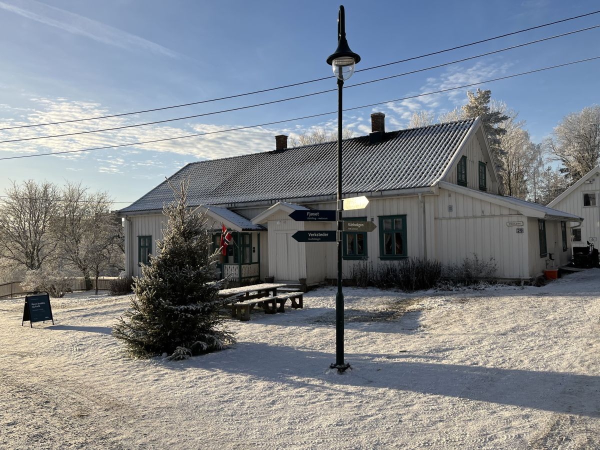 Vinter på Skårer gård, juletre