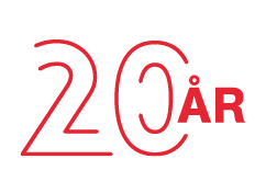 20 års-logo versjon 1