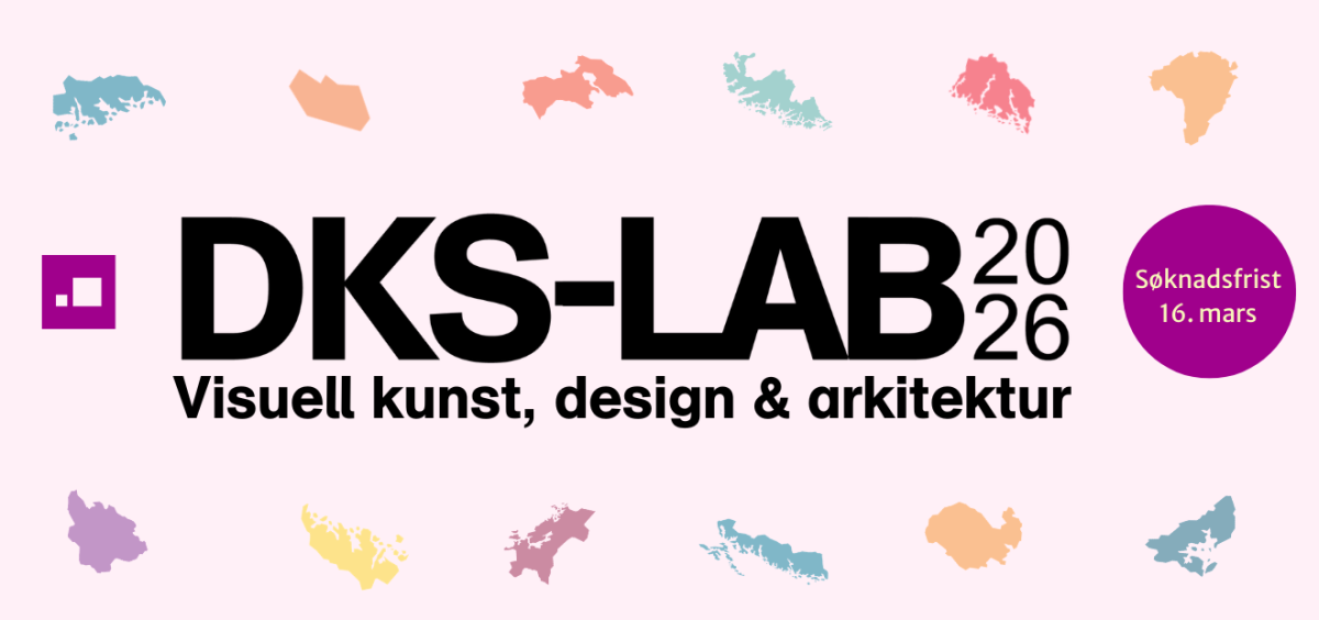 Bildet viser en logo for DKSLab innen kunst.
